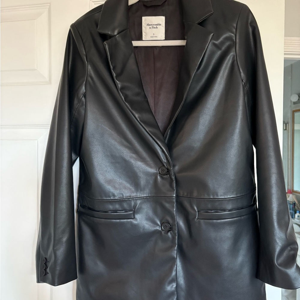 Black Vegan Leather Women's Jacket